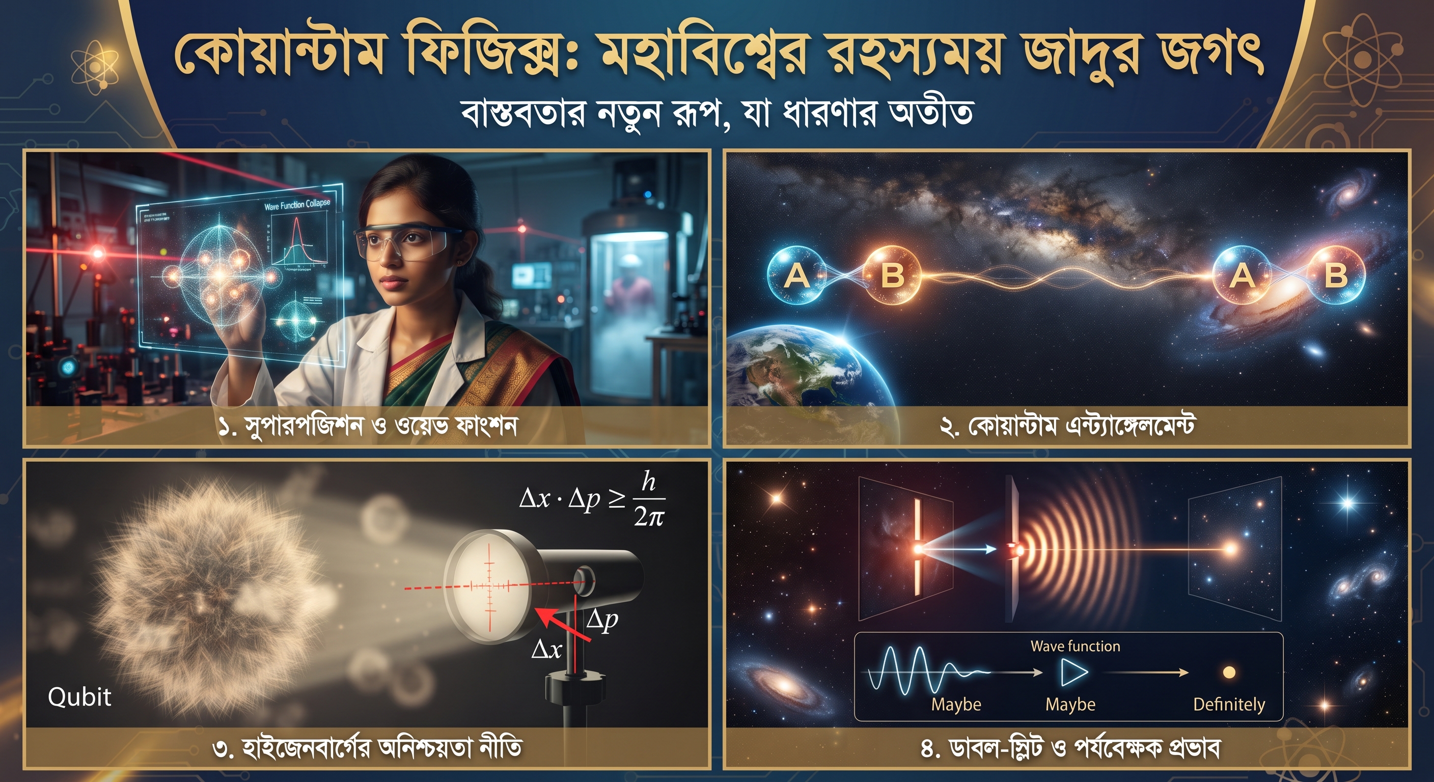 কোয়ান্টাম ফিজিক্স: মহাবিশ্বের রহস্যময় জাদুর জগৎ