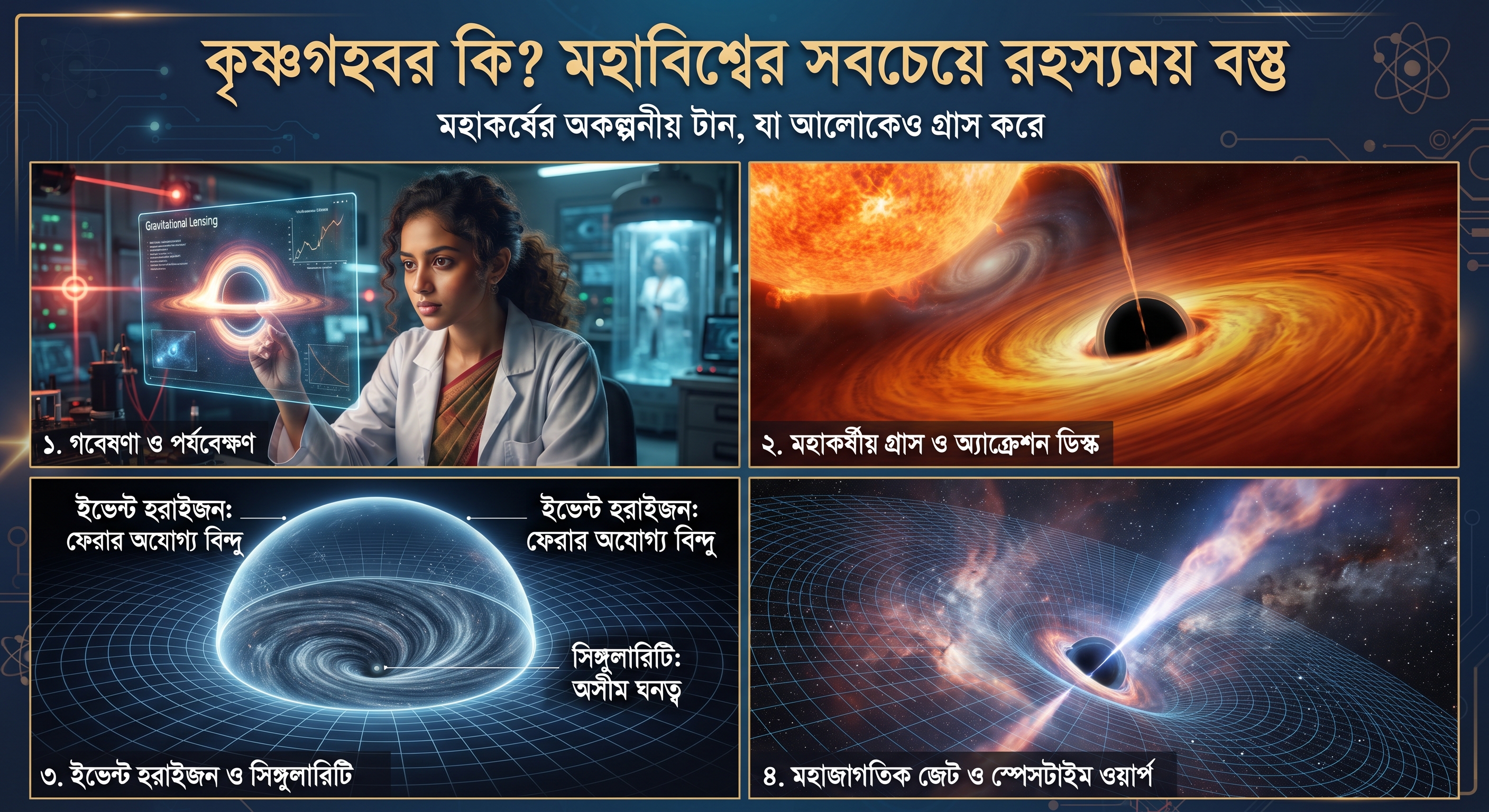 কৃষ্ণগহ্বর কি? (What is a Black Hole?)