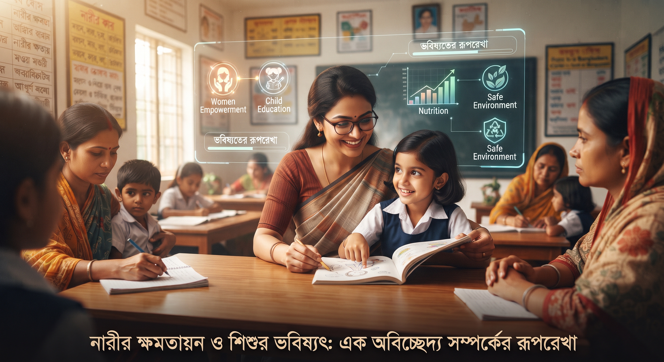 নারীর ক্ষমতায়ন ও শিশুর ভবিষ্যৎ: এক অবিচ্ছেদ্য সম্পর্কের রূপরেখা