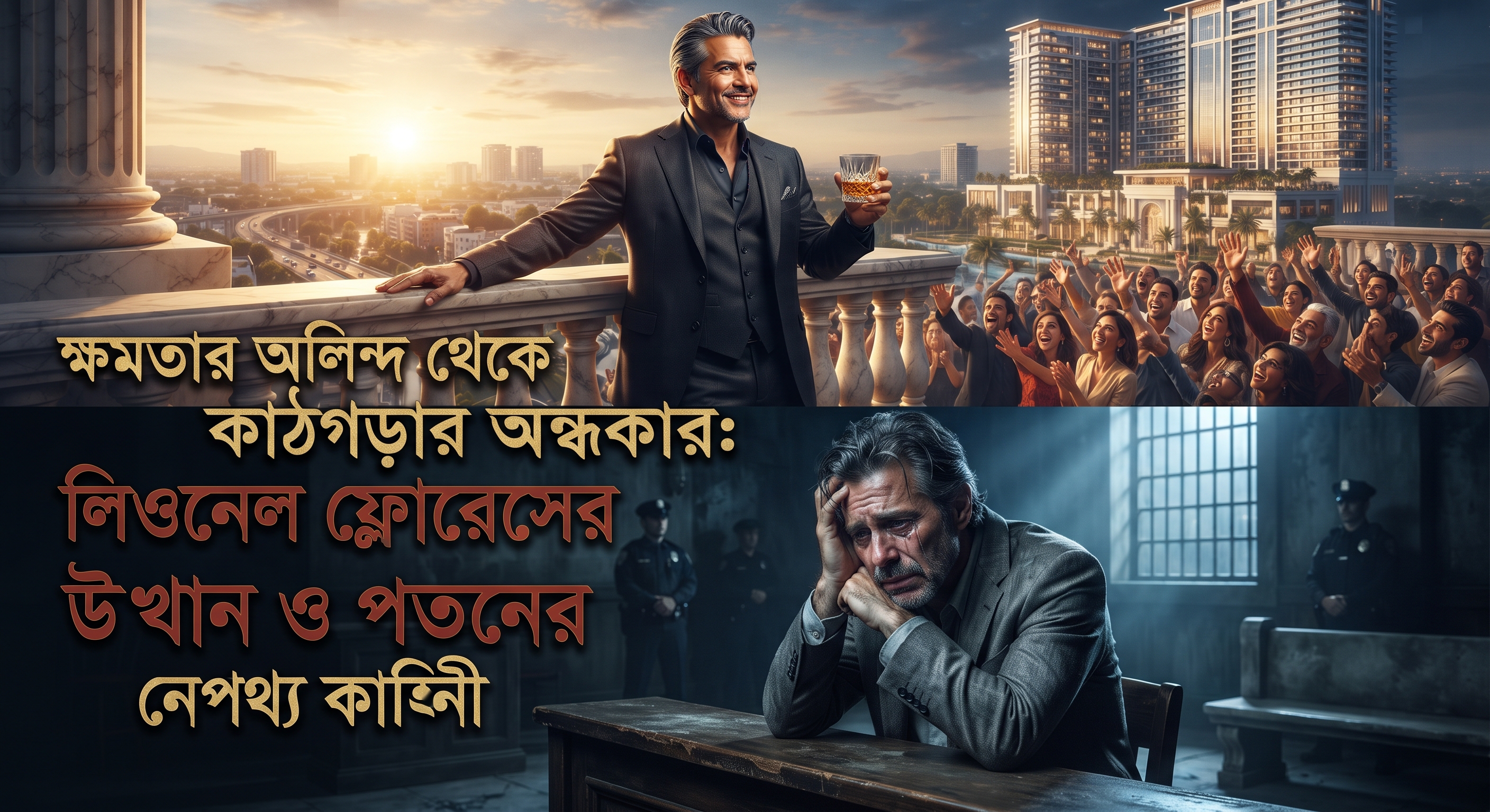 ক্ষমতার অলিন্দ থেকে কাঠগড়ার অন্ধকার: লিওনেল ফ্লোরেসের উত্থান ও পতনের নেপথ্য কাহিনী